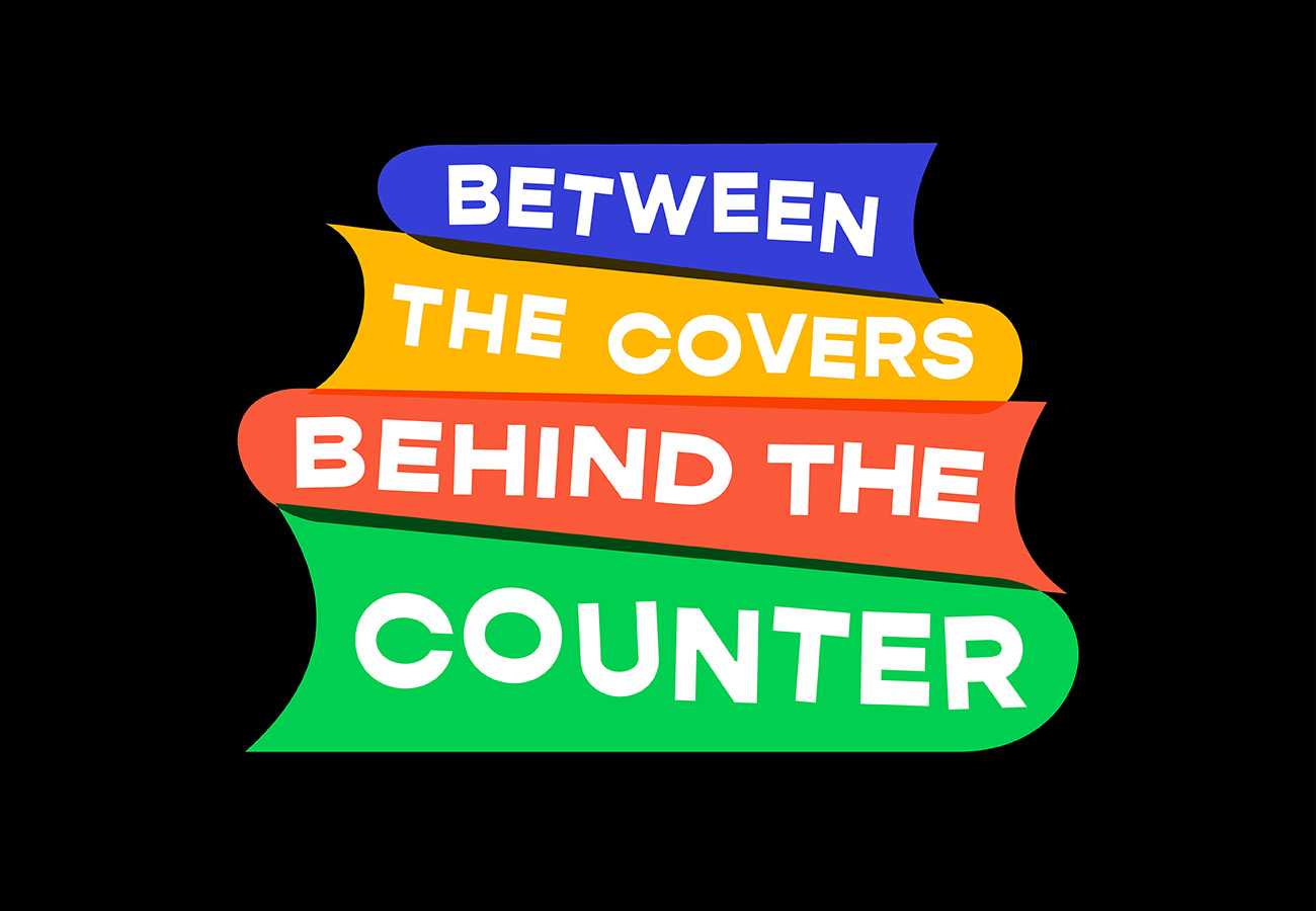 Between the Covers Behind the Counter Visual Identity