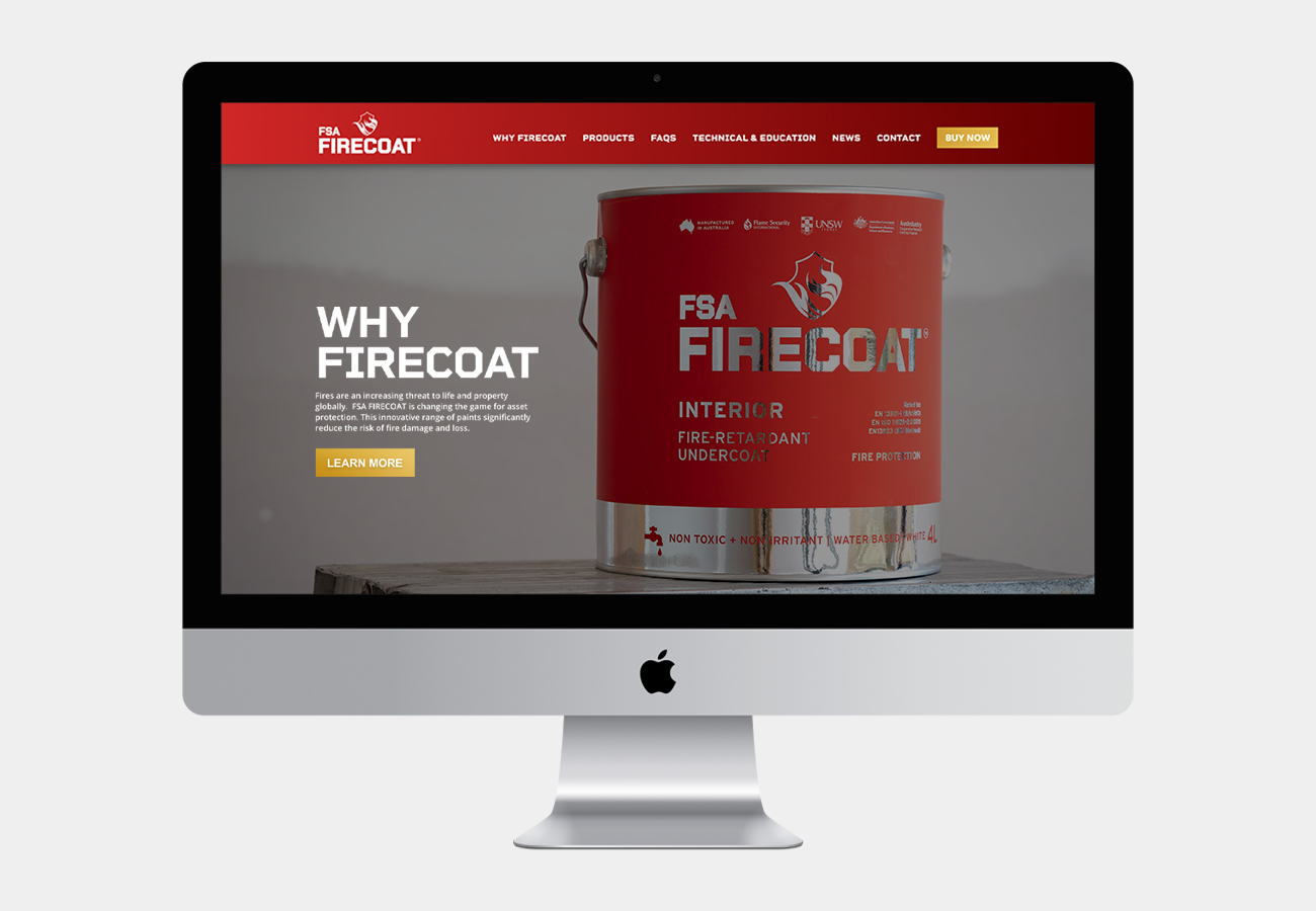 Firecoat website image