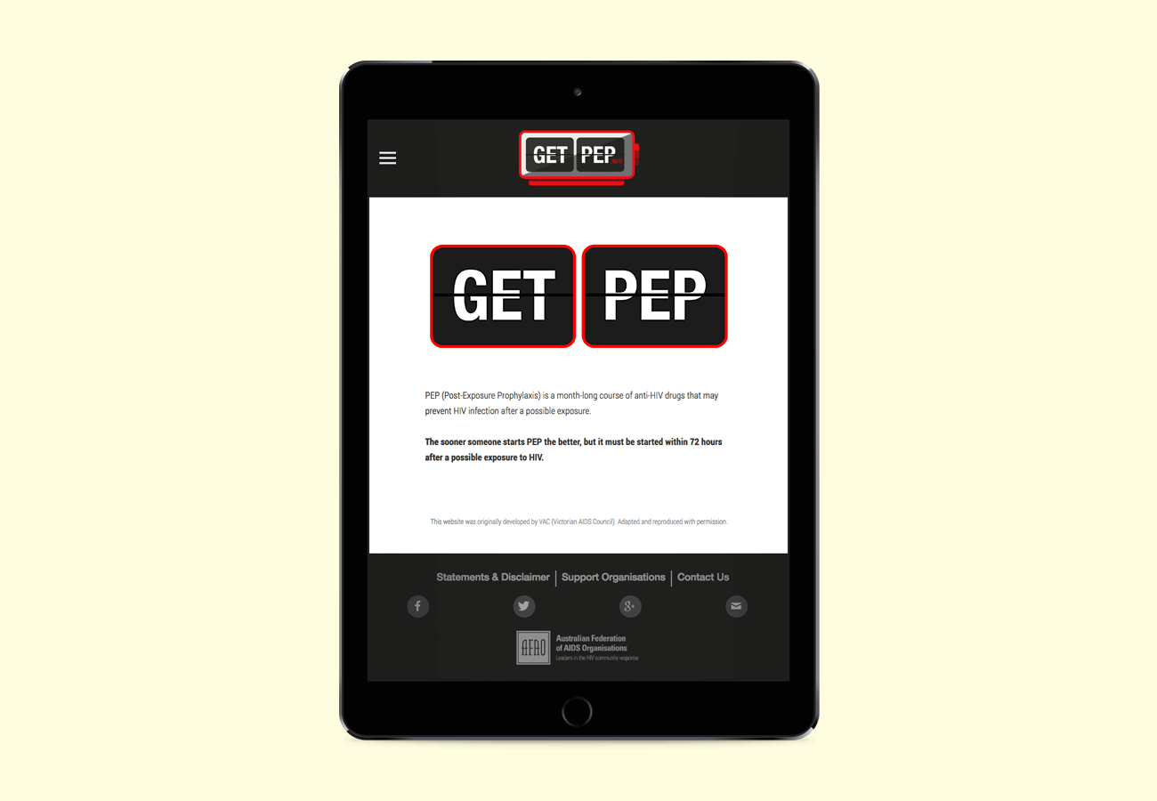 Get PEP Campaign and Web Design