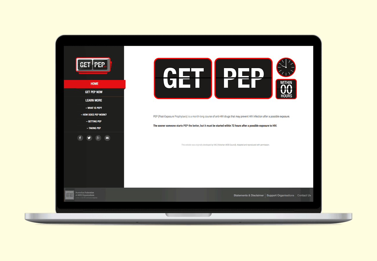 Get PEP Campaign and Web Design