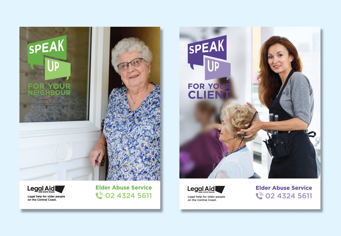 Speak Up Campaign against elder abuse